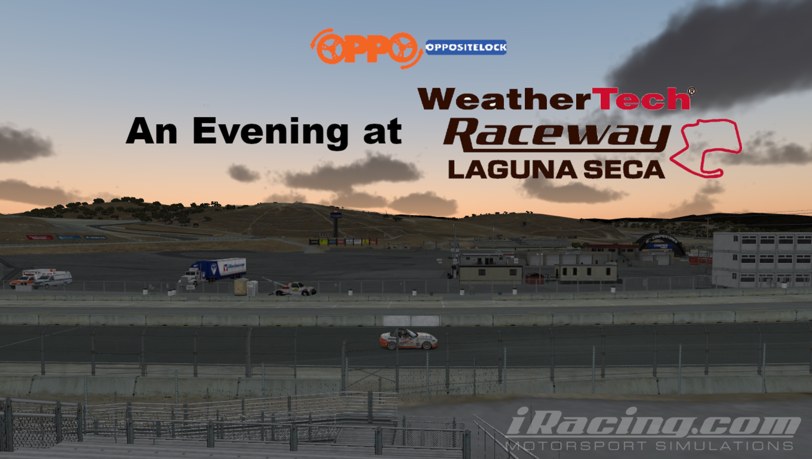 Illustration for article titled An Evening at Laguna Seca - 2018 Oppositelock Miata Championship - Round 3 Preview