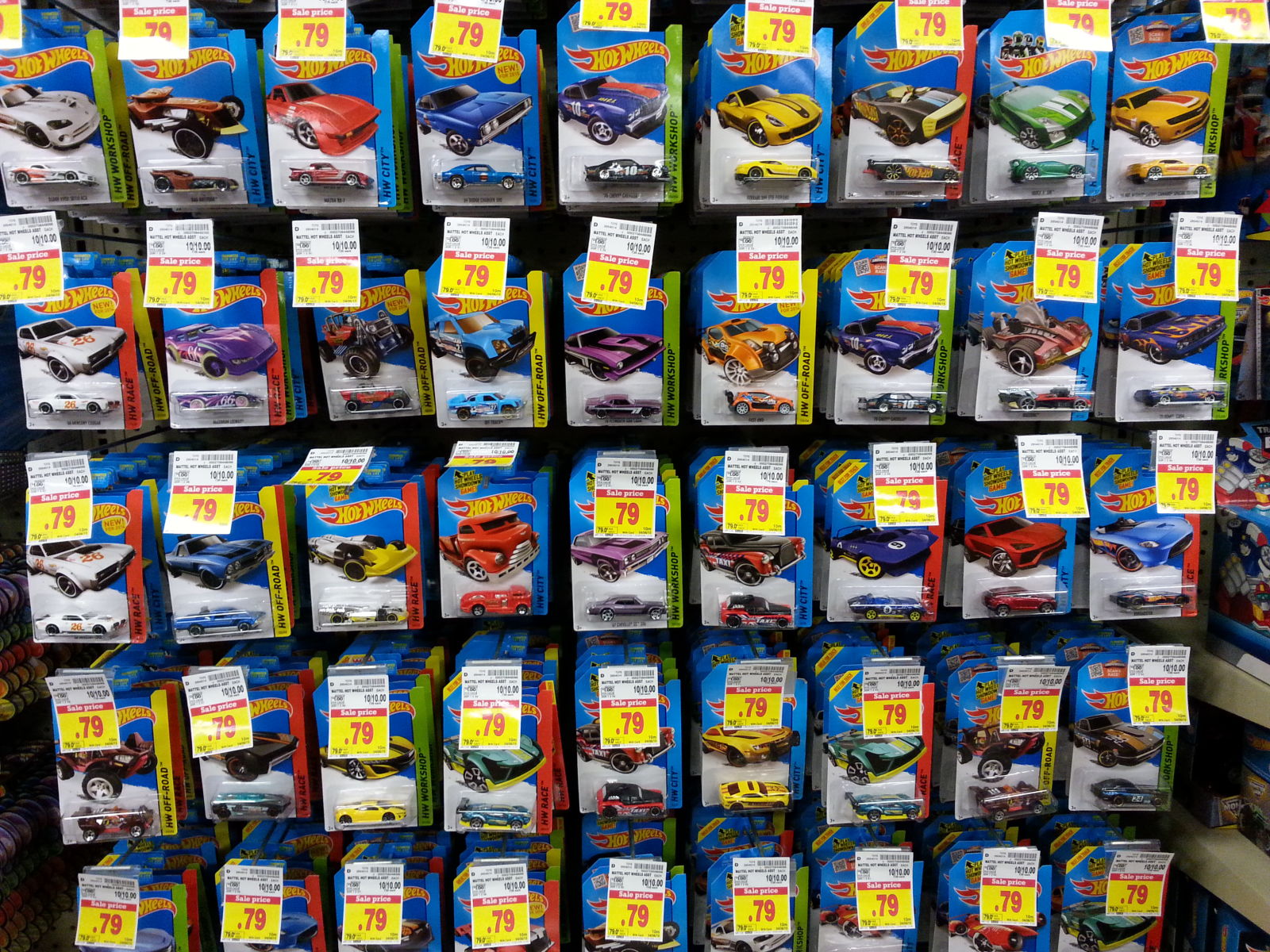 Illustration for article titled HotWheels at Kroger are $0.79
