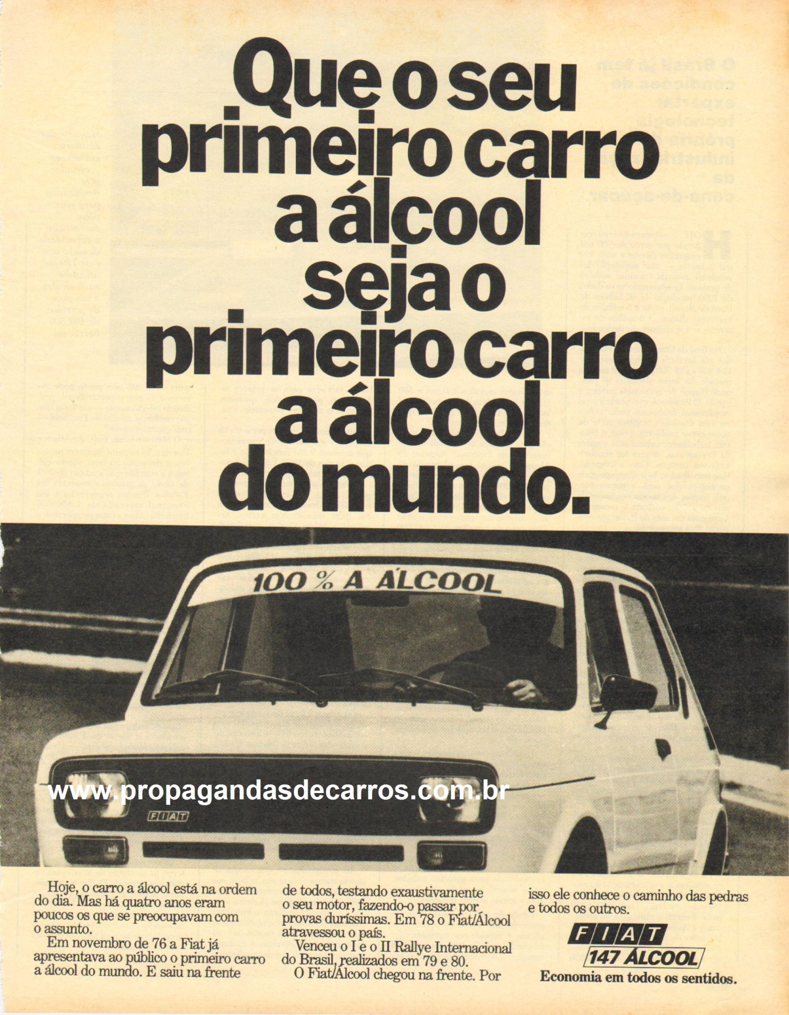 Illustration for article titled Feijoada Friday - O primeiro carro movido a cachaça!