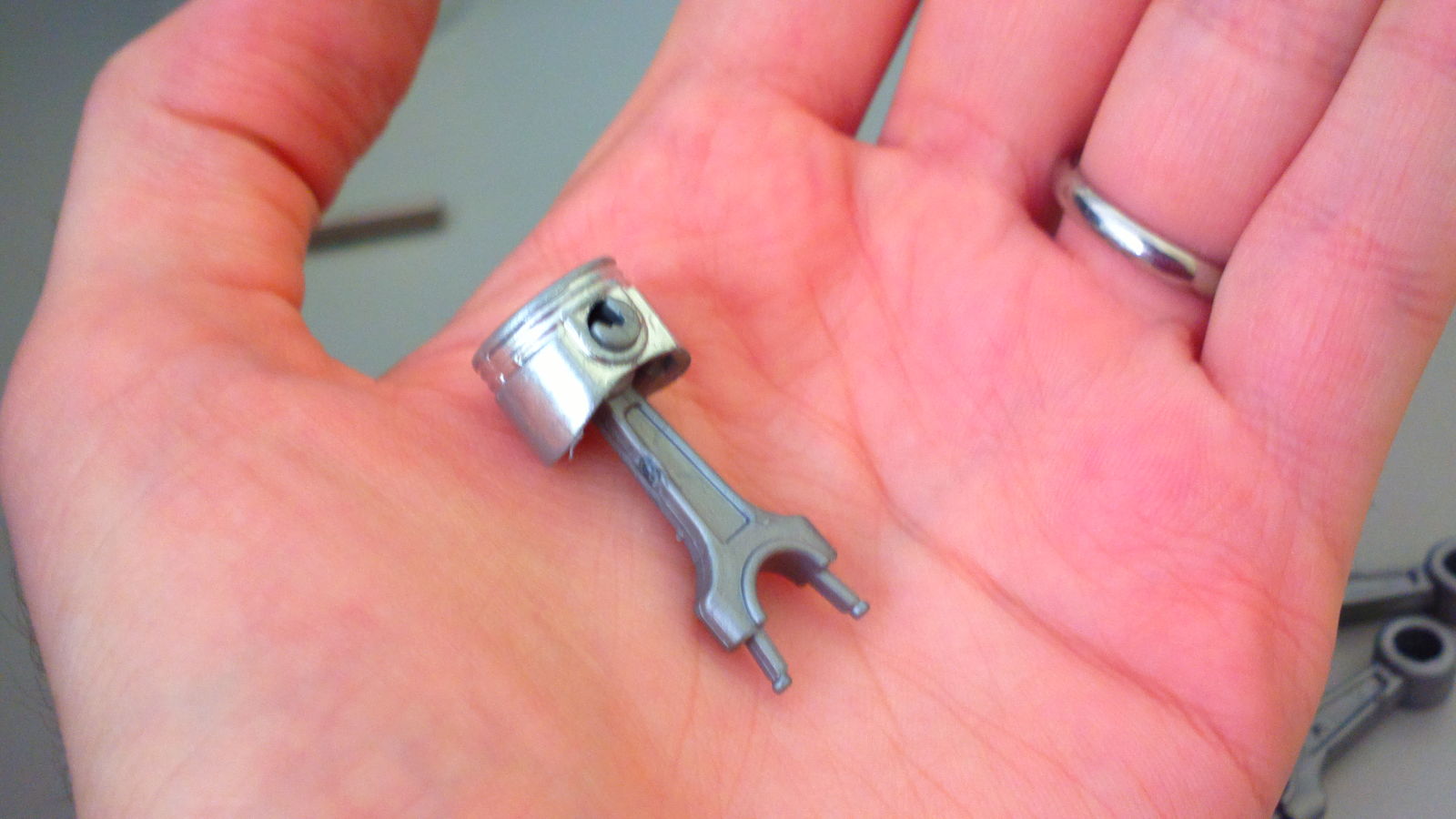 Look how tiny and cute this little piston is!