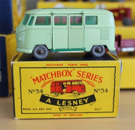 Illustration for article titled Breadbox Week - Lesney Matchbox Volkswagen Type 2s