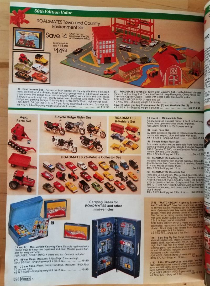 Illustration for article titled Surprise Saturday: Vintage Diecast in old Christmas catalogs (pic heavy)