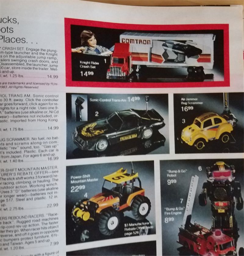 I had the Knight Rider set and the Air Jammer VW