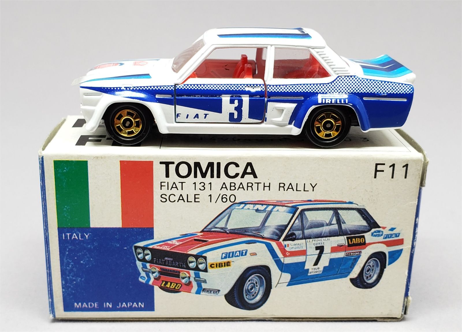 Illustration for article titled [REVIEW] Tomica Fiat 131 Abarth Rally