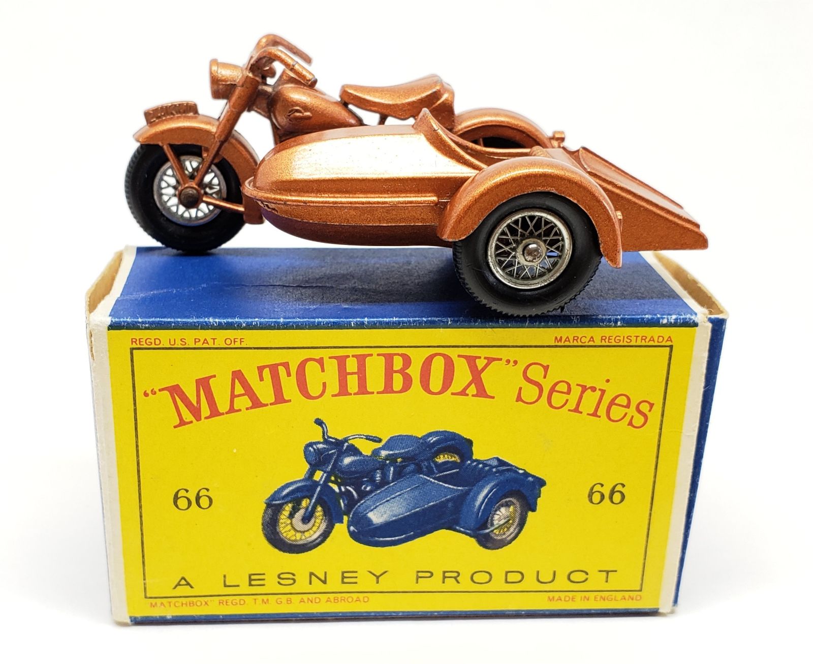 Illustration for article titled [REVIEW] Lesney Matchbox Harley-Davidson Motorcycle and Sidecar