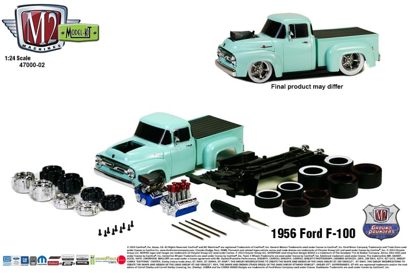 Illustration for article titled New 1:24 Kits from M2 (Do You Love The 50s?)