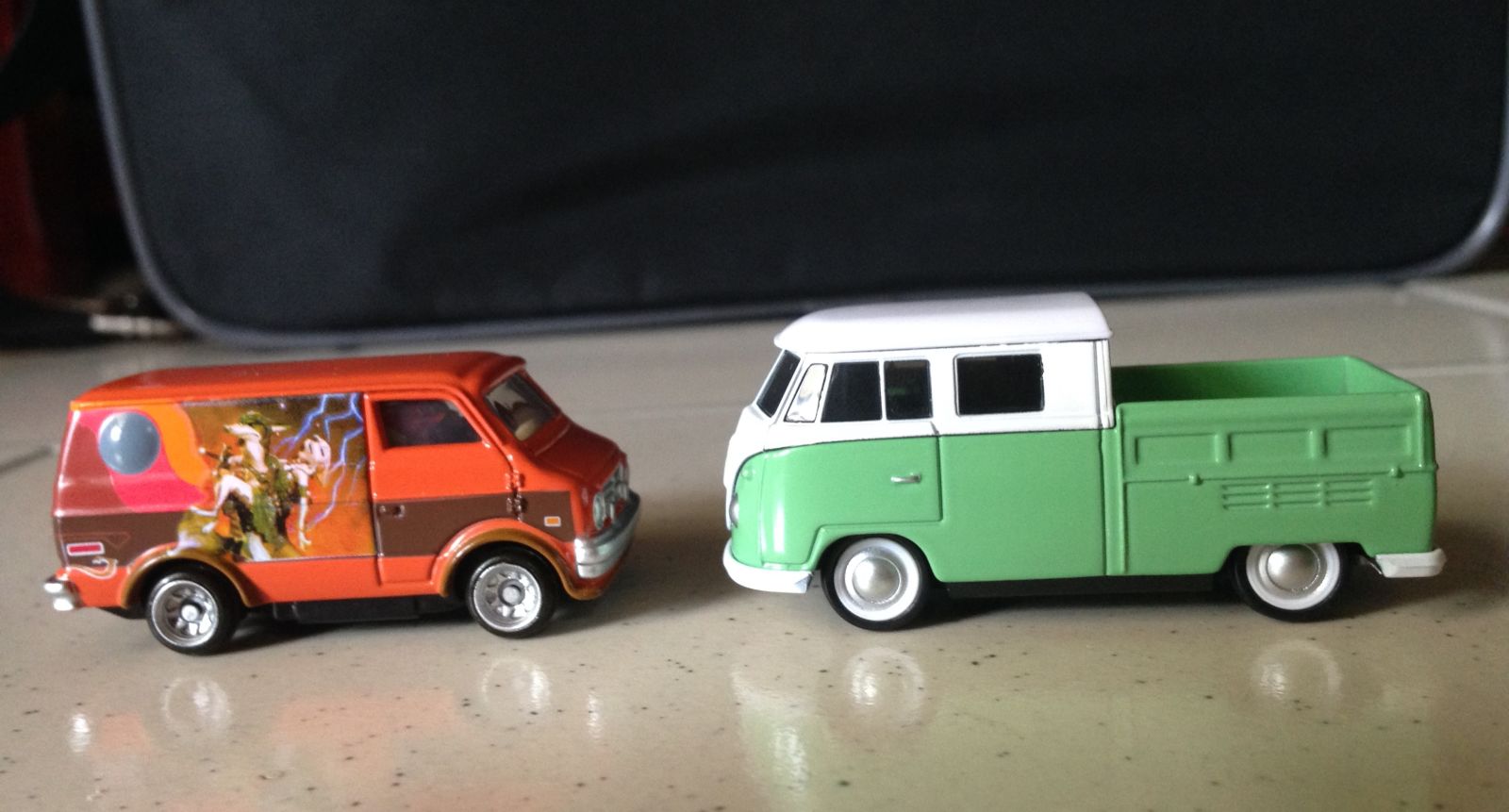 Using the VW Type 2 pick up as size reference