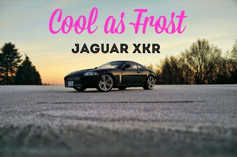 Illustration for article titled Cool as frost: The Jaguar XKR - 1:18 Autoart