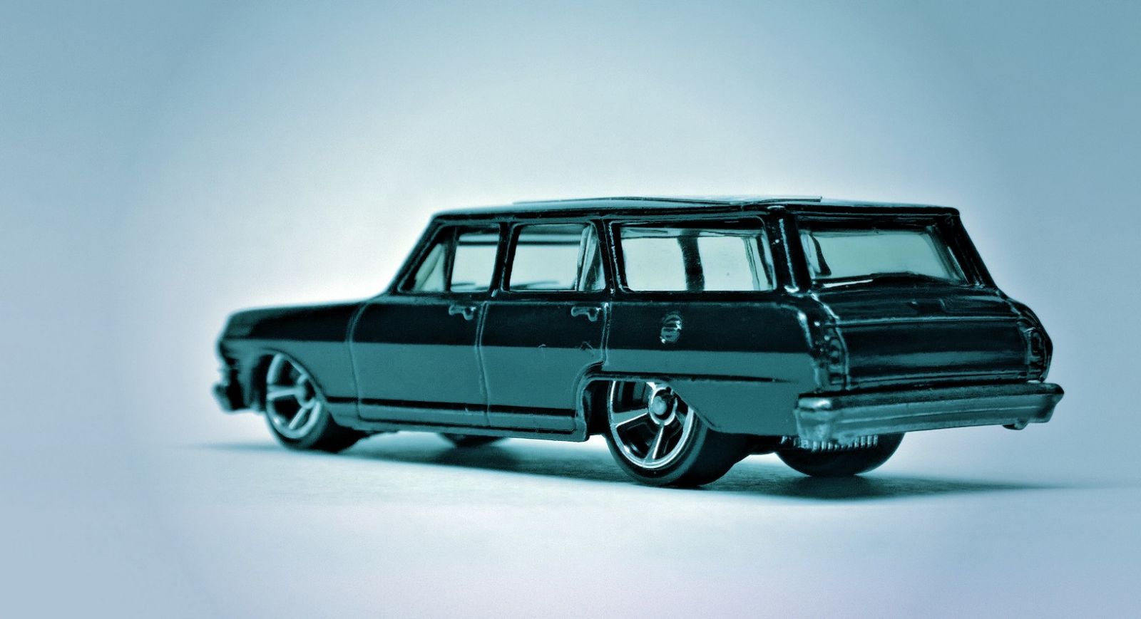 Illustration for article titled Custom 64 Nova Wagon and the van from Old School!!