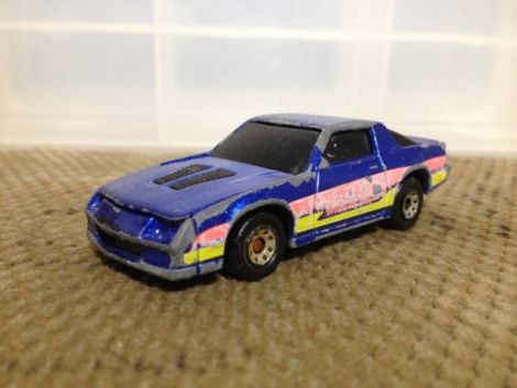 ...but I had the third-gen Camaro, which curiously says “350 Z” on the side, likely meaning 350 cubic inch Z28 IROC. Little did they know Nissan’s fifth-gen Z33 Fairlady would also be known as 350Z! I’m saddened that this is all that remains from my set, which dates back to 1992, putting me at six years old...