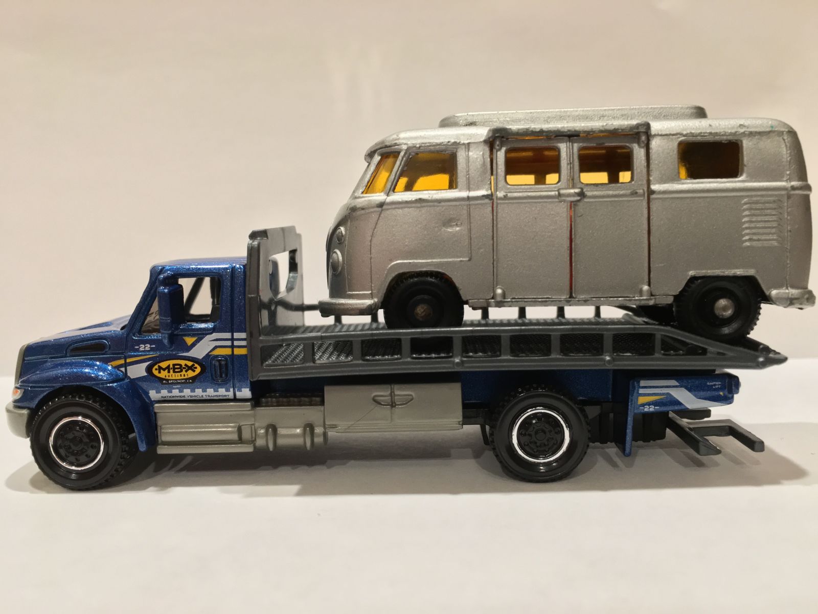 The auto hauler was something I found a few months ago...thought the VW would look cool on the back!