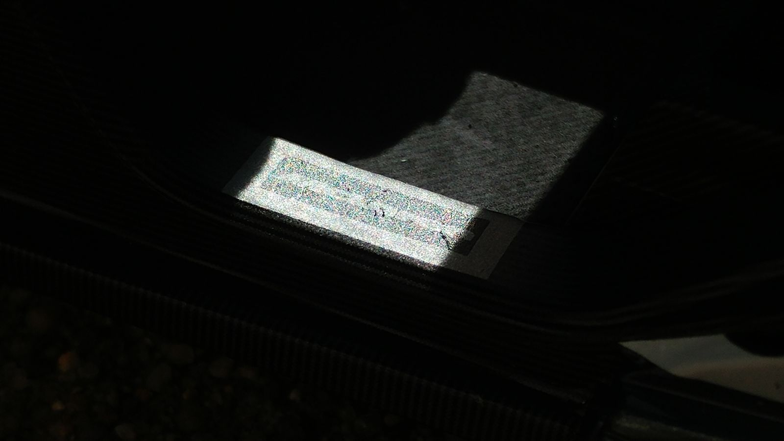 It’s hard to read, but the doorsill does say McLaren. Sun was a tad bright...