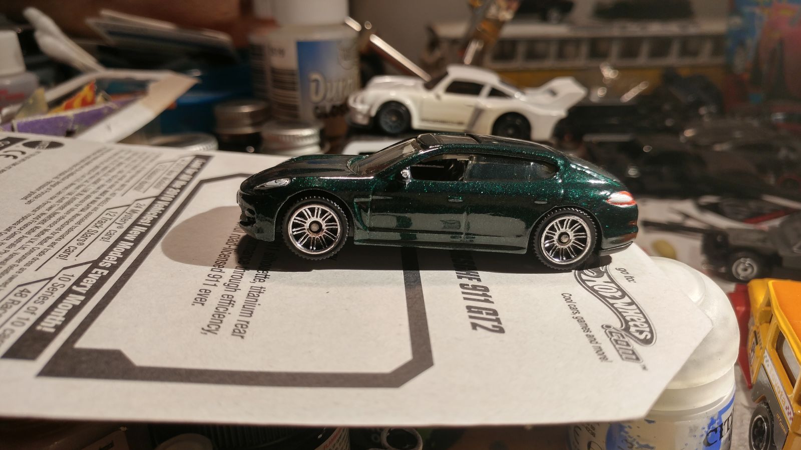 Gorgeous shade of green on this Matchbox Panamera. I only had the silver version, but this one is perfect!