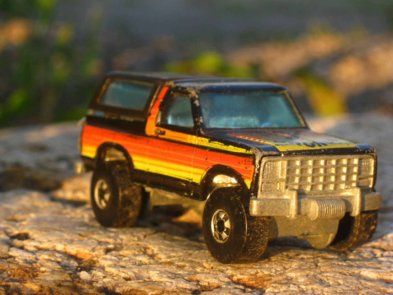 Illustration for article titled Scene Saturday: Hot Wheels (Ford) Bronco 4-Wheeler.