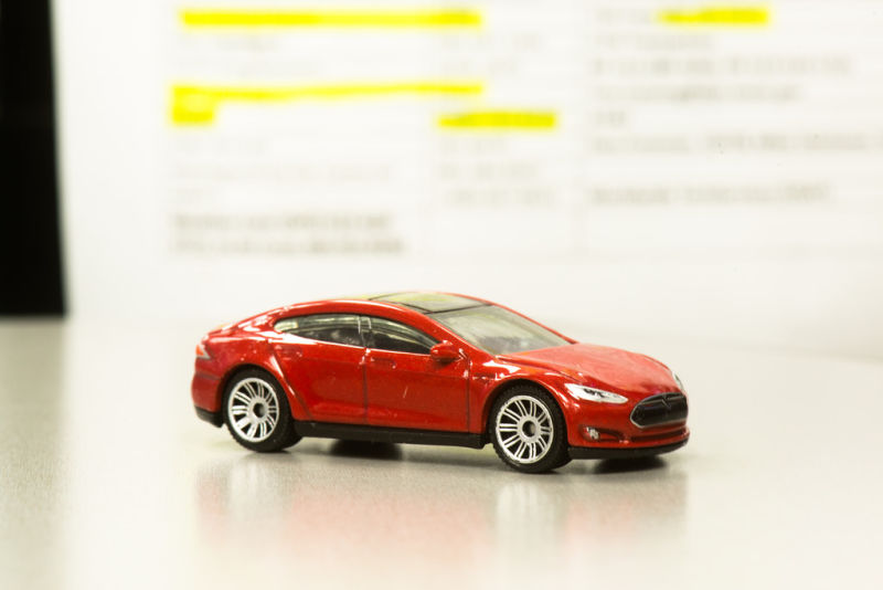 Illustration for article titled Matchbox Tesla Model S