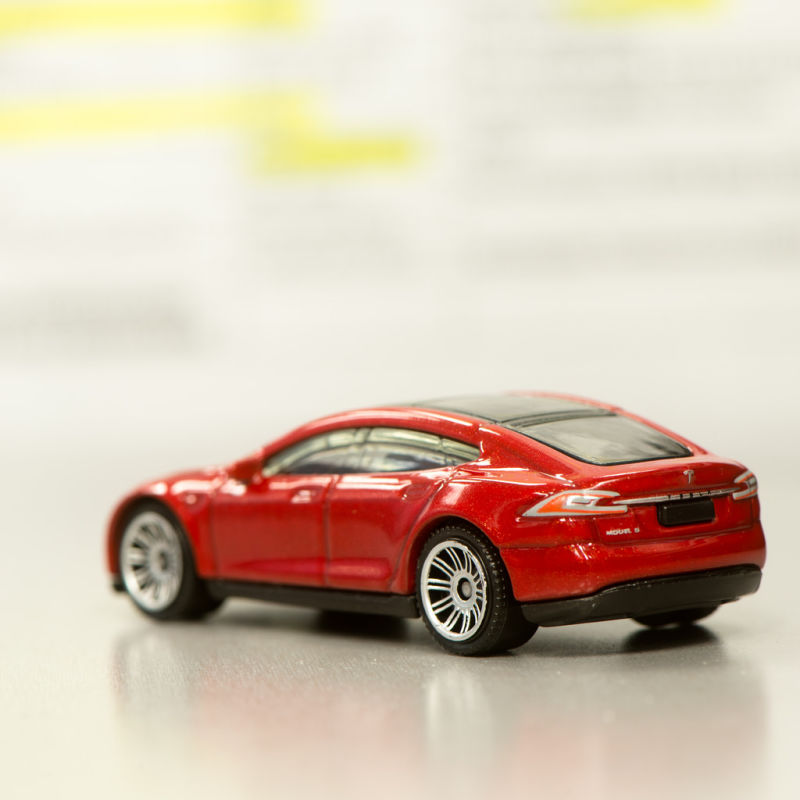 Illustration for article titled Matchbox Tesla Model S