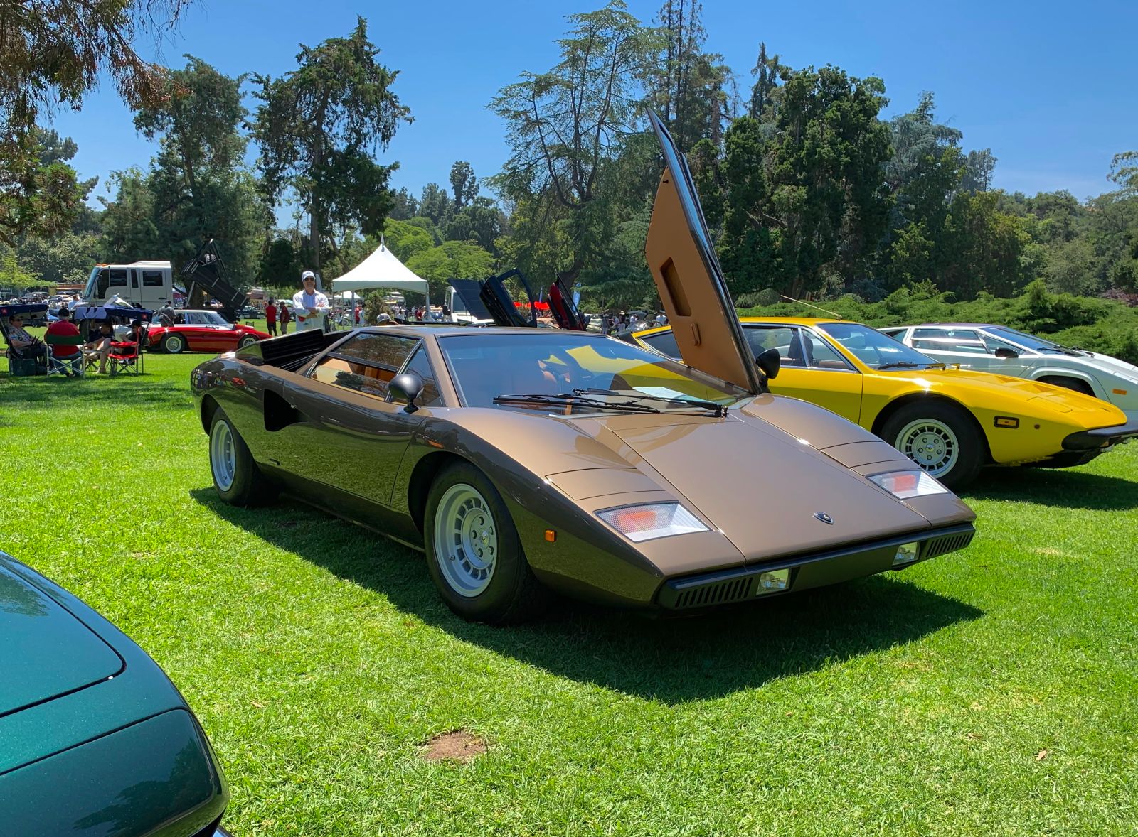 Brown Countach Periscope. The sight of this made me pass out.