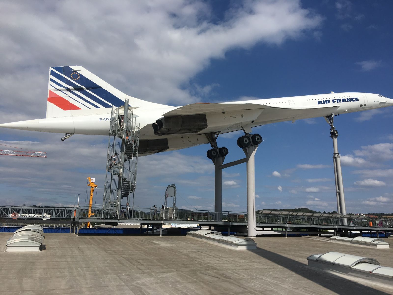 I got to walk through a Concorde