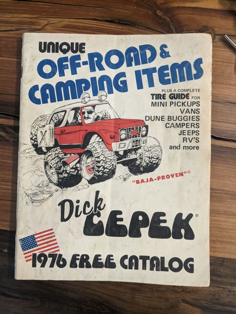Illustration for article titled Dick Cepek 1976 Catalog