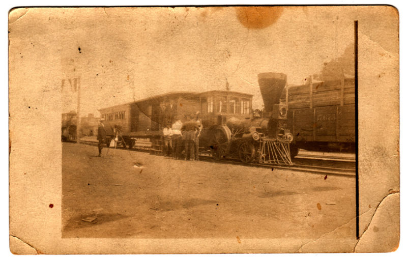 photograph of train
