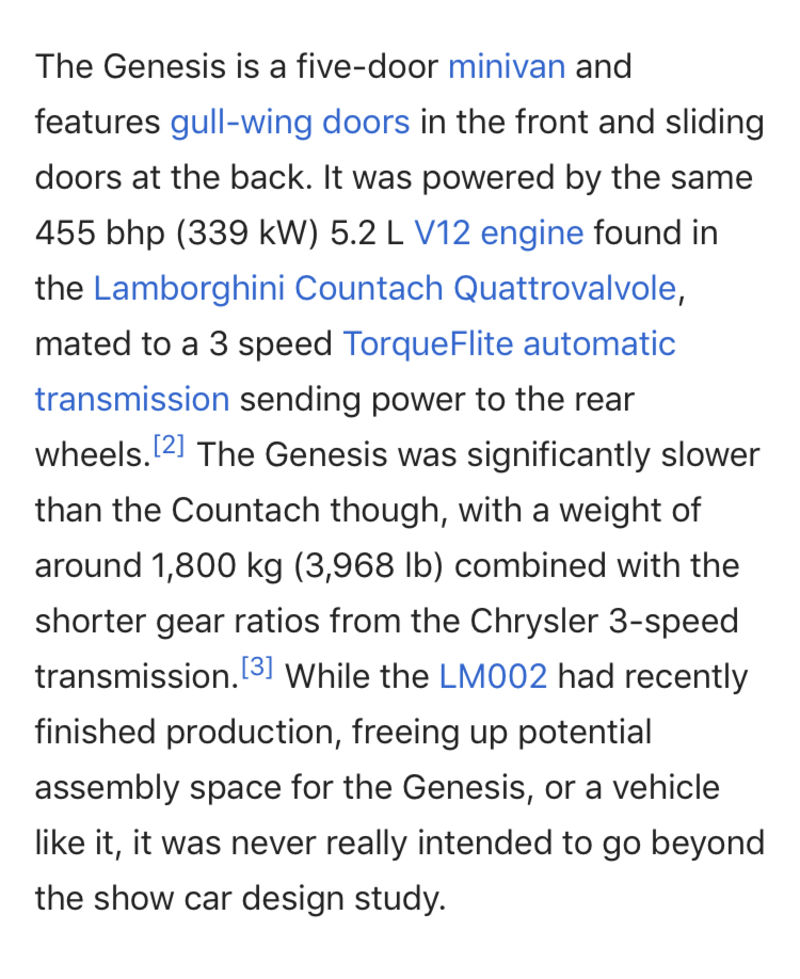 Illustration for article titled TIL: Lamborghini Built a Minivan Concept