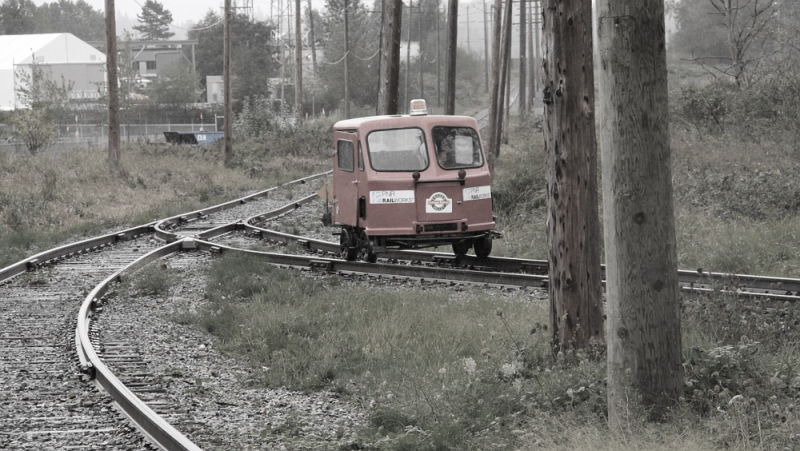 Rail Checker on the Surrey Interurban