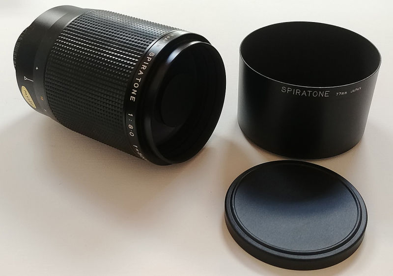 A very similar example to my Spiratone Mirror Lens found on the PentaxForums.