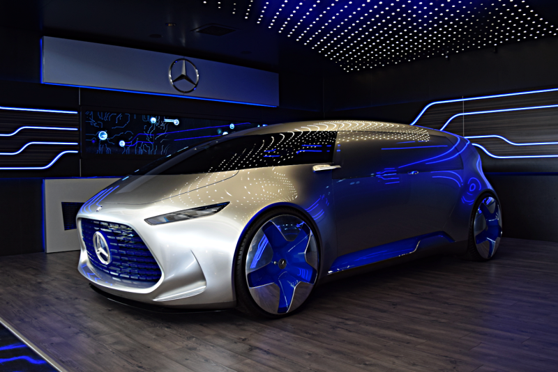 Mercedes-Benz Concept Tokyo, a study in electric propulsion and autonomy.