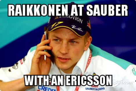 Illustration for article titled Raikkonen at Sauber with an Ericsson