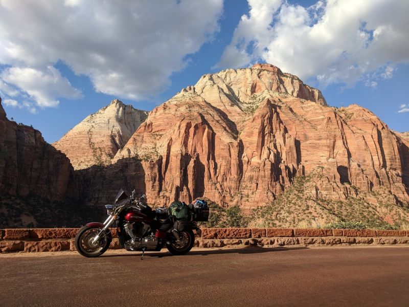 Illustration for article titled Motorcycle Road Trip, Day 4: Zion