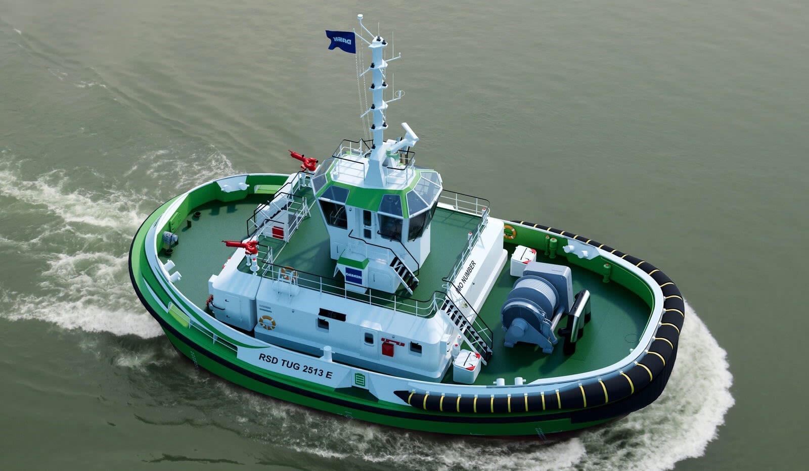 Illustration for article titled First Full Size Fully Electric Tug