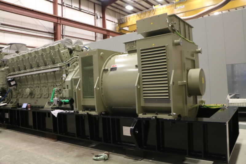 16V250 General Electric Stationary Generator Set