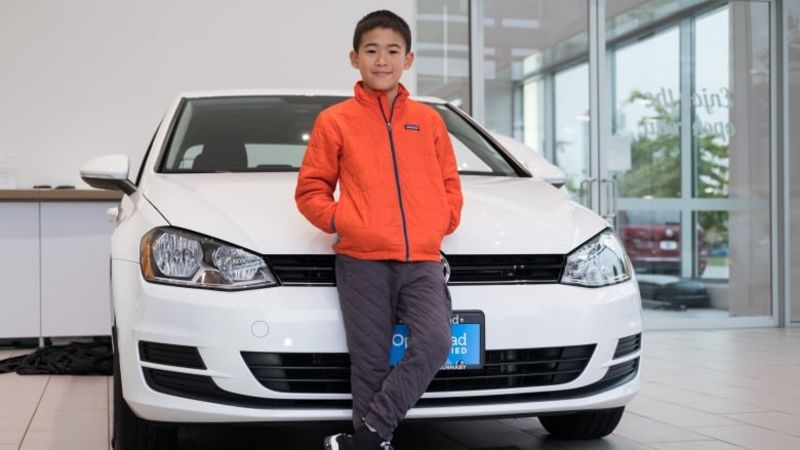 Righteous kid secures funds for a VW because assholes can’t drive on the Sea to Sky Highway without incident
