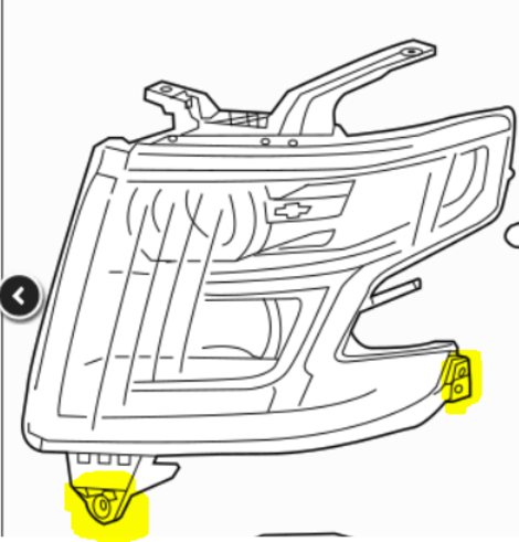Illustration for article titled Assistance - headlight assembly removal