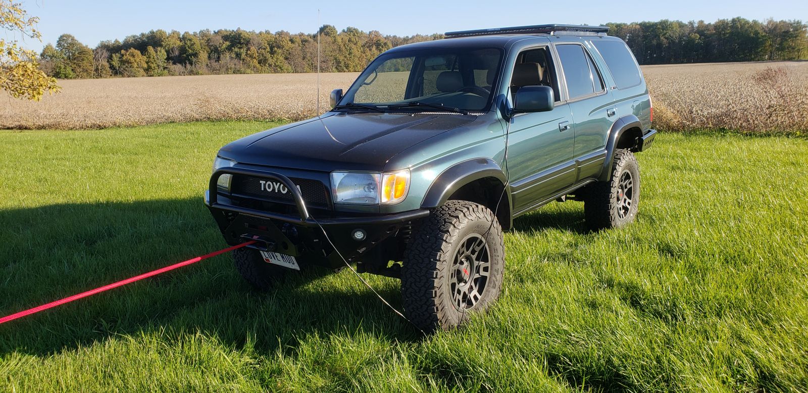 Illustration for article titled Front Bumper/Winch Installed on Project 4Runner
