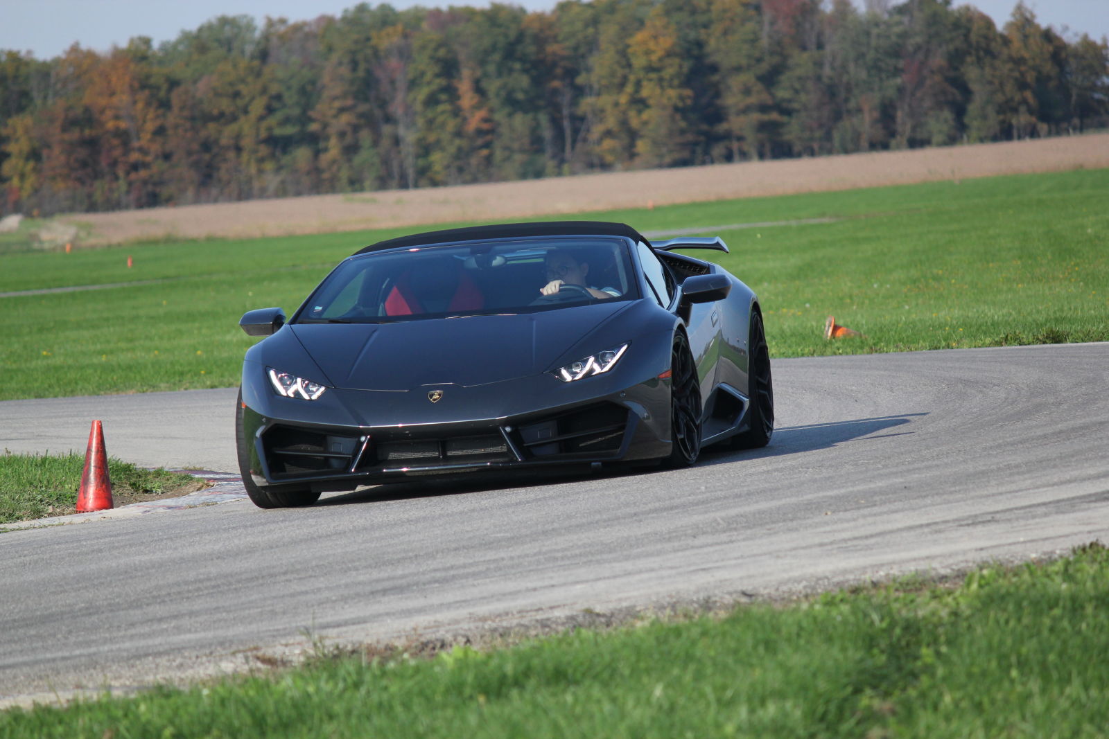Why would I not shoot a Huracan on a track.