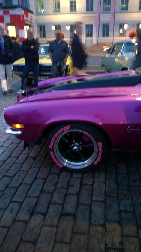 This Camaro had purple underglow. I happened to hear someone asking the owner why. The owner’s answer: why not.