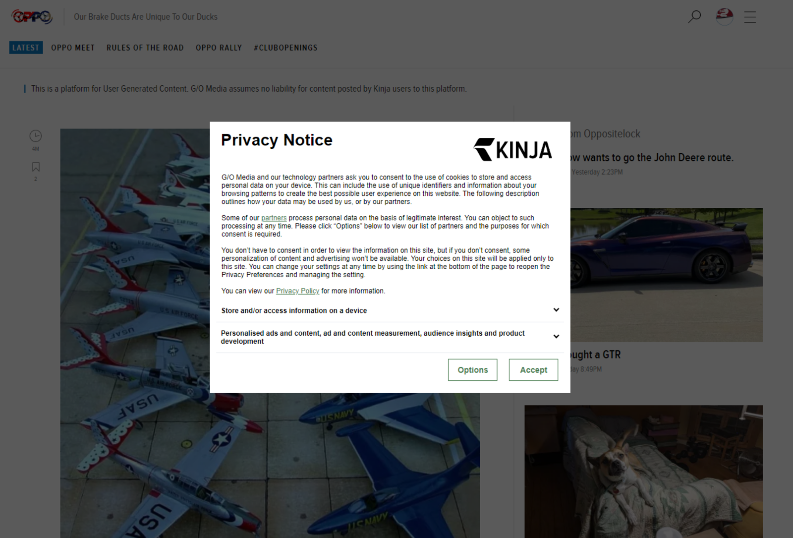 Illustration for article titled Kinja help: How to get rid of the Privacy Notice pop-up? SOLVED