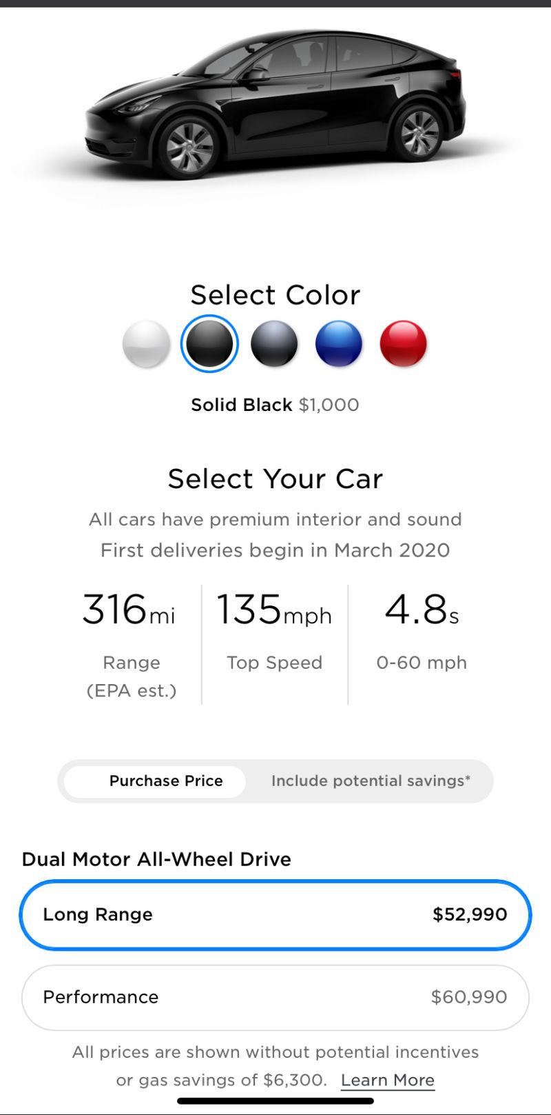 Illustration for article titled I Was actually interested in the Model Y. But that price...