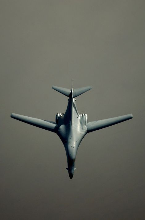 I don’t believe I’ve ever actually seen the B-1 from above. Cool pic, thanks USAF.