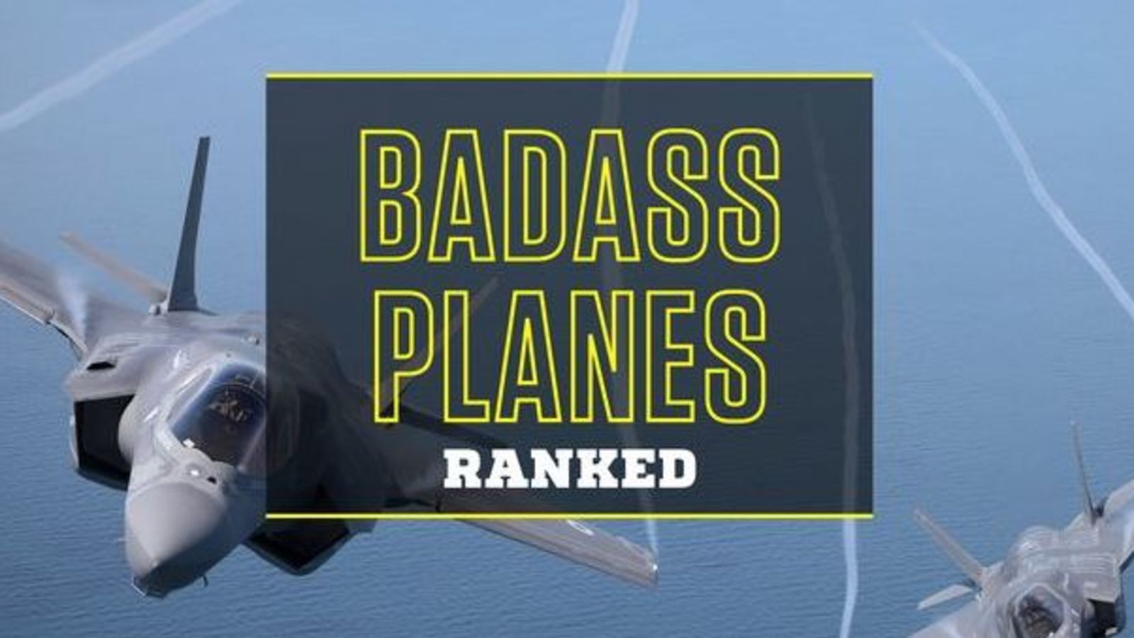 Illustration for article titled Badass planes