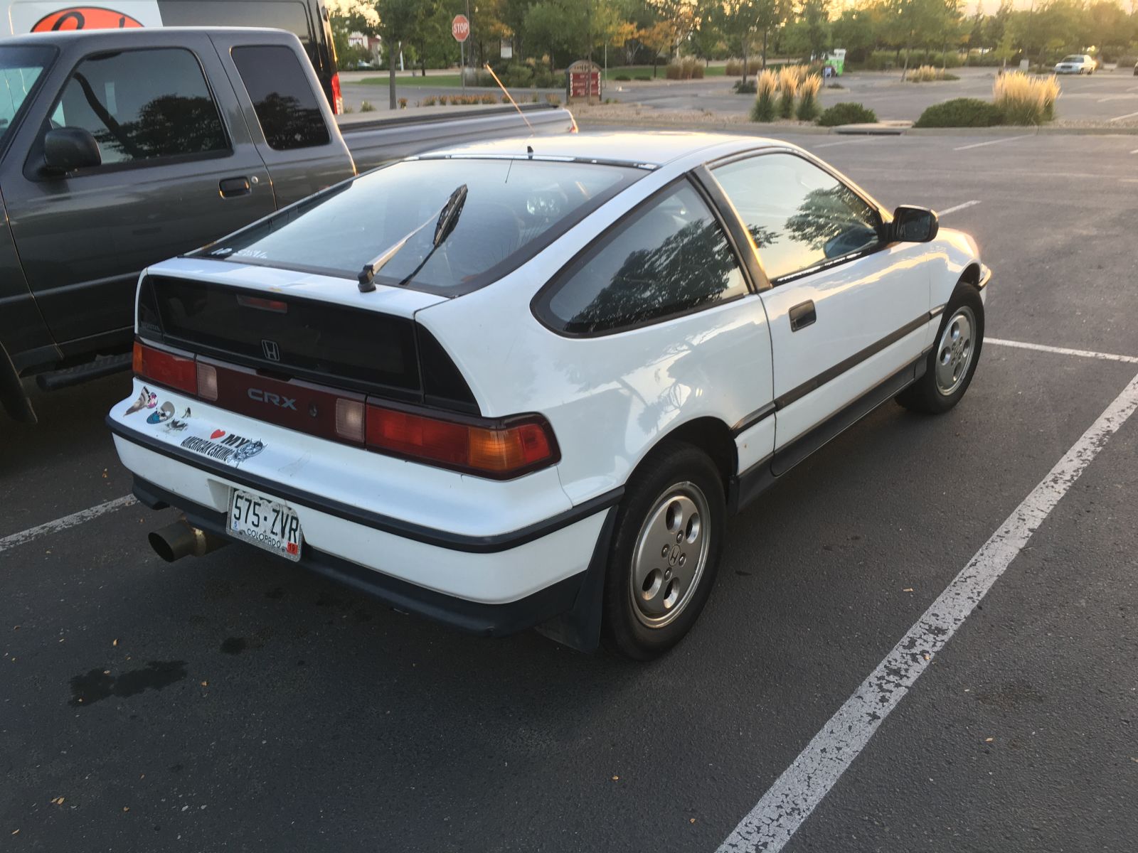 This very clean CRX was near the RX-7 at Best Buy