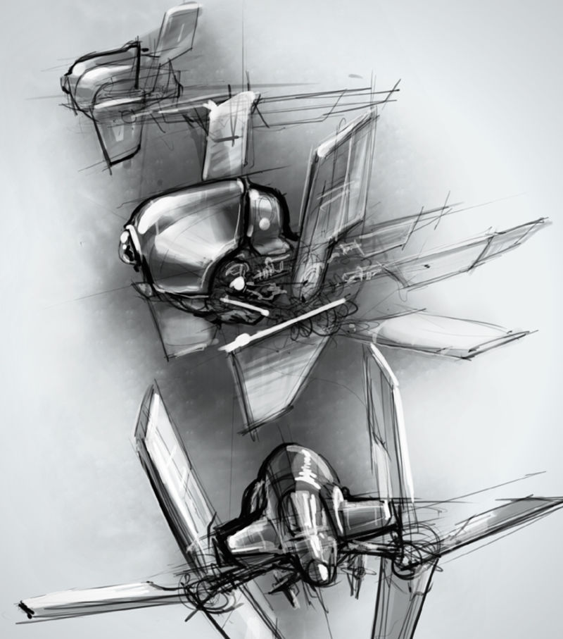 Illustration for article titled Quarantimes Sketch Archive Vol 2: Planes