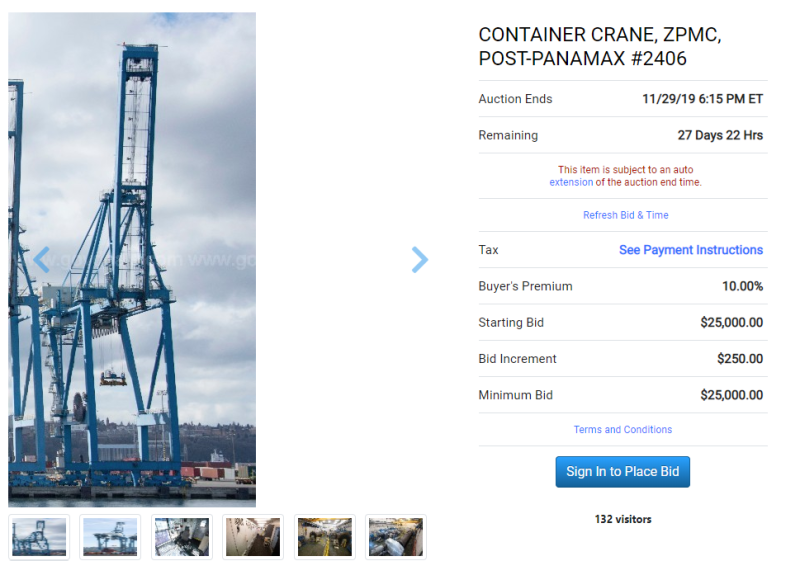 Illustration for article titled Found on Government Surplus: Post-PanaMax Container Crane