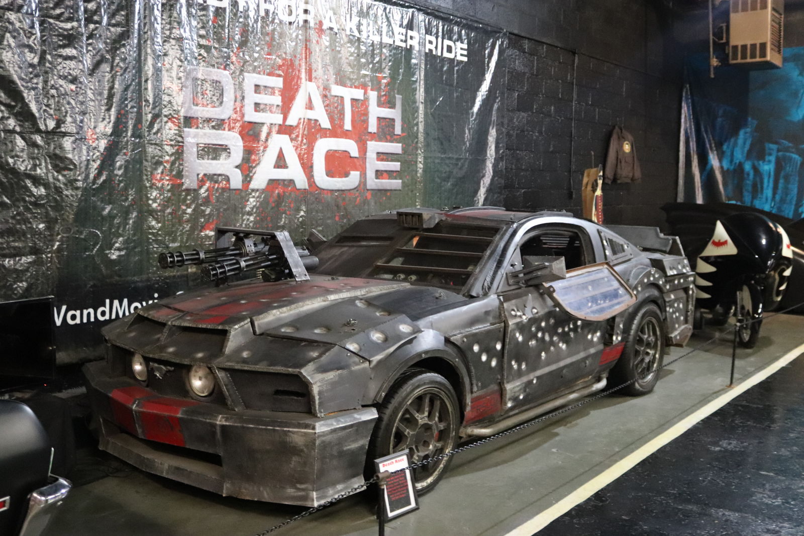 Death Race car. in fron of this was the Chevy Nova from Quintin Tarantino’s ‘Death Proof’. Unfortunately a lot of pictures from here turned out like garbage. some other cars worth mentioning are a 89 Batmobile, Blues Brothers car, and KIT from Knight Rider.