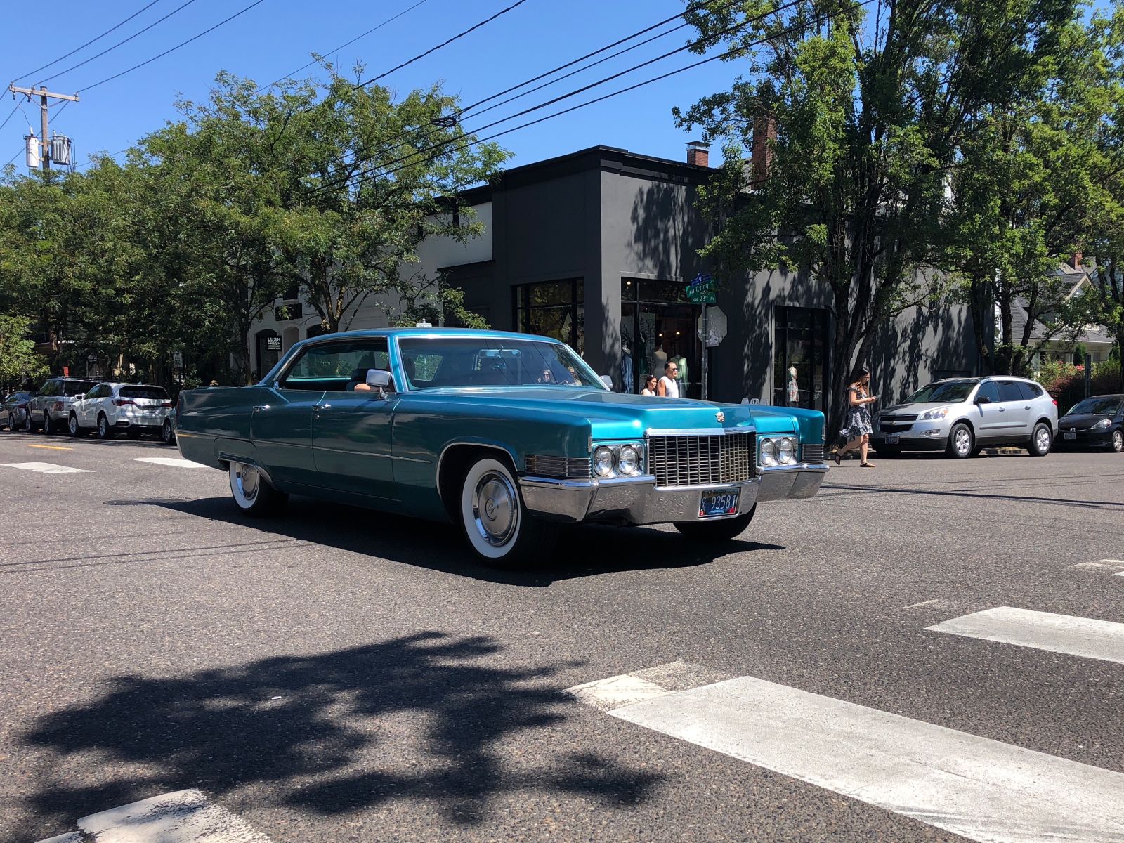 Another 23rd Street spot, a 1970 Cadillac Sedan de Ville.
