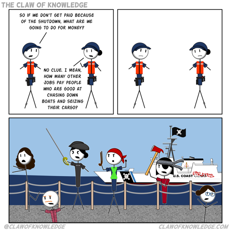 Illustration for article titled Coast Guard Shutdown Humor