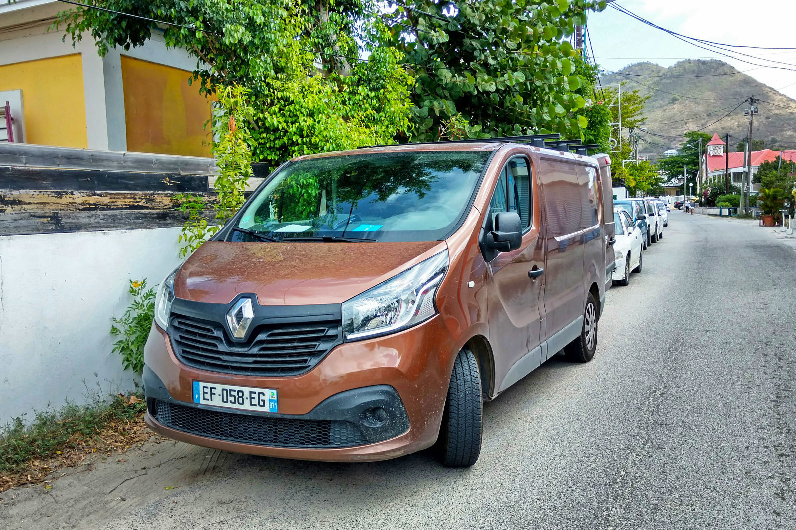 Renault work van in a lovely shade of brown