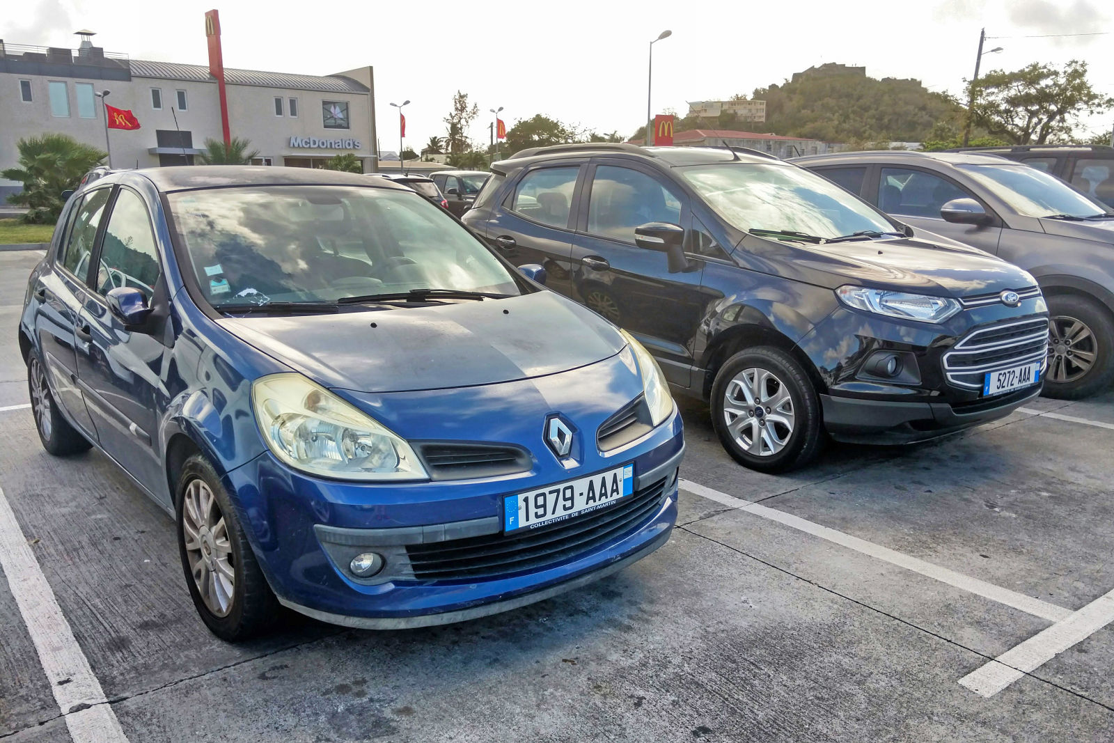 Renault Clio III and a Ford EcoSport, their subcompact CUV that competes against the likes of the Honda HR-V