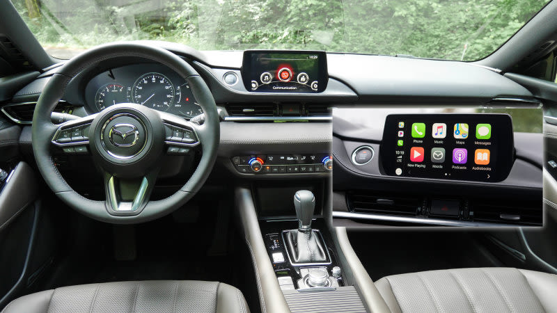 Illustration for article titled Mazda released their CarPlay  Android Auto retrofit kit sooner* than I expected